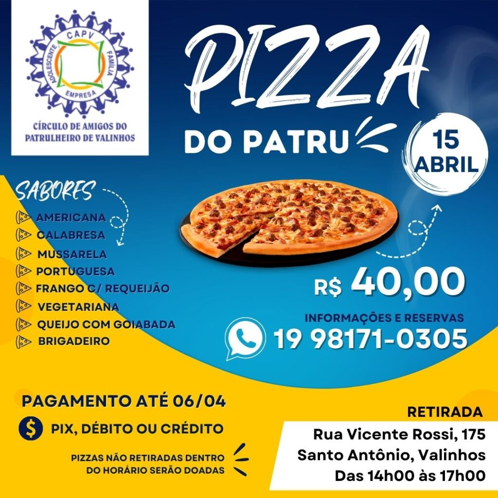 Pappa Pizza em Valinhos, SP, Pizzarias