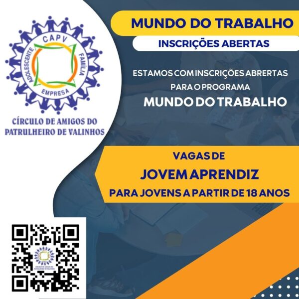 Read more about the article Círculo dos Patrulheiros ainda tem vagas para programa Mundo do Trabalho – Jovem Aprendiz