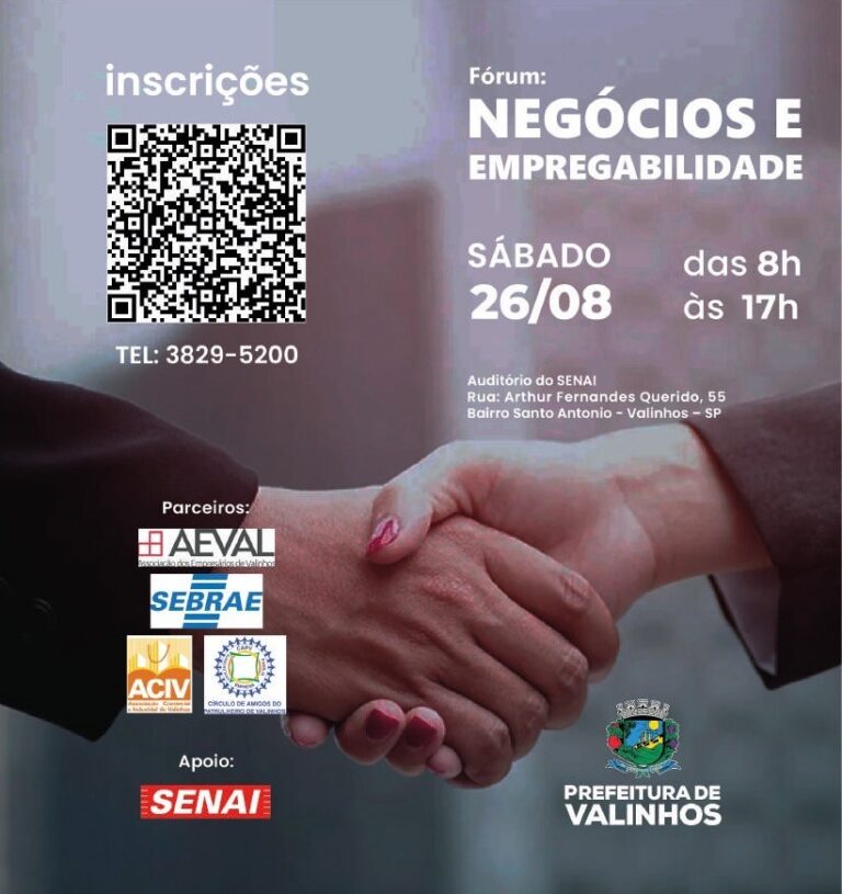 Read more about the article Fórum de Negócios e Empregabilidade está com inscrições abertas